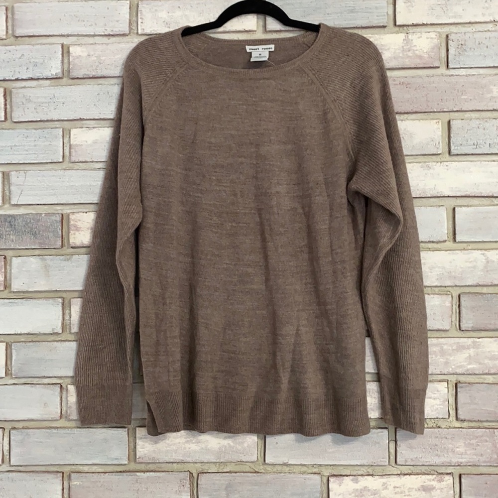 Sweet Romeo Modern Girl Crew Neck Sweater